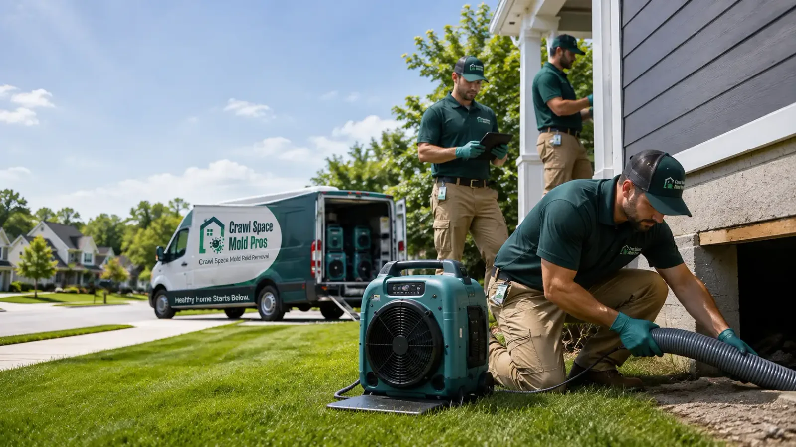 Crawl Space Mold Removal in Tamarack, MN